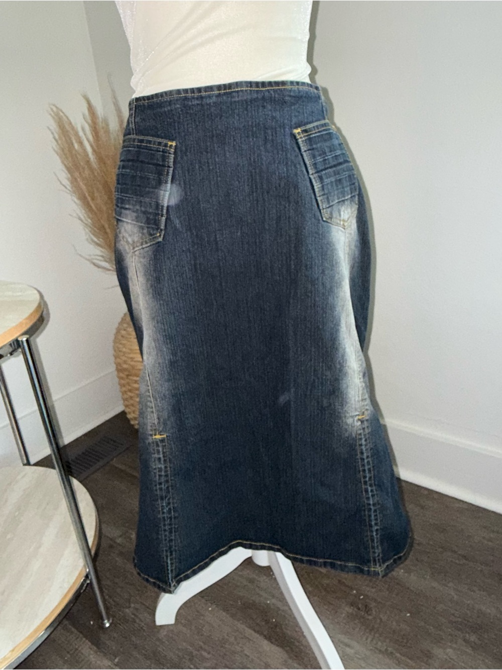 Sebo Denim Midi Skirt